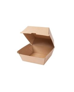 Hamburger Box M braun 115x110x80mm, 50St.