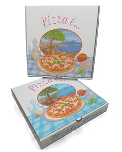 Pizzakarton 20x20x4 Weiß 